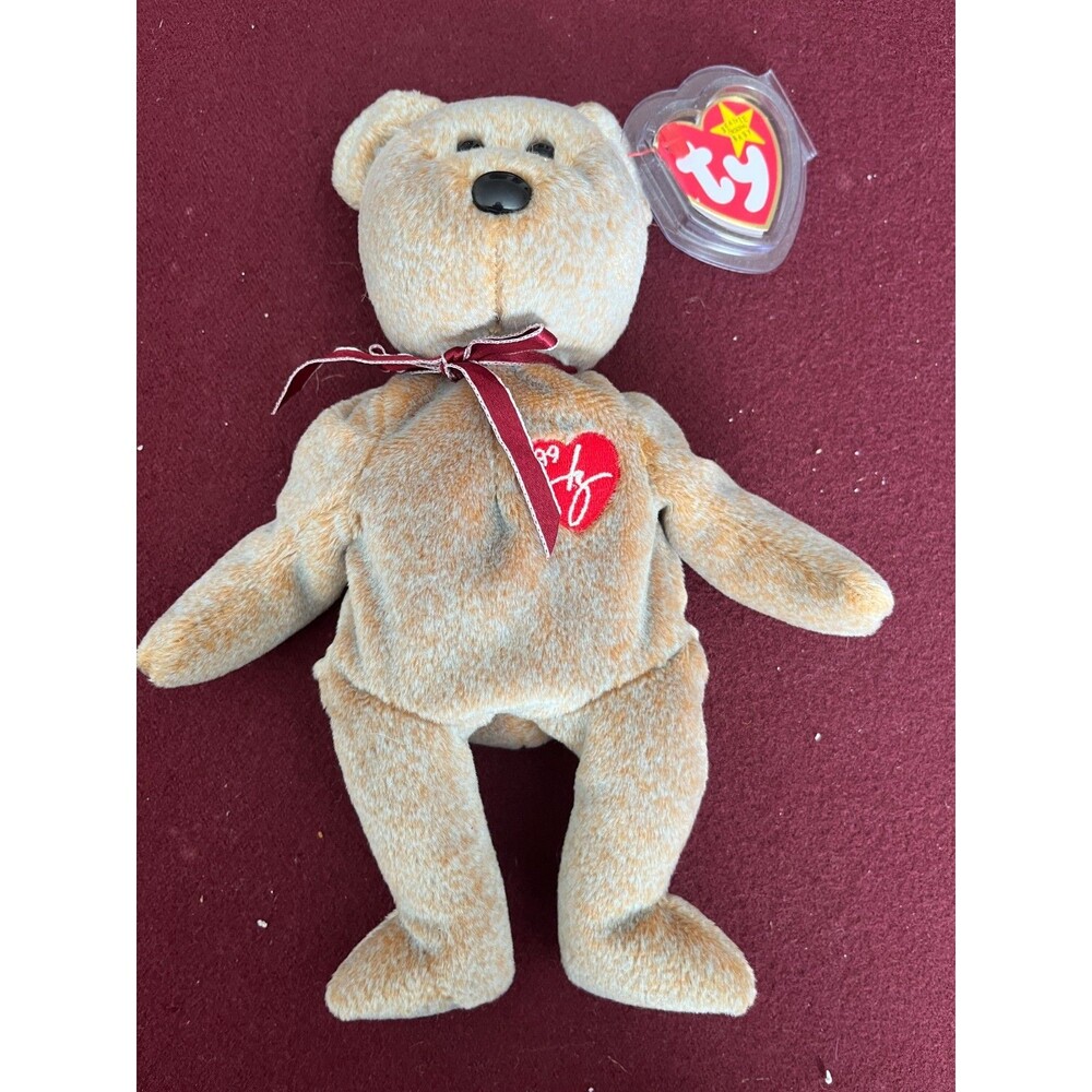 TY Beanie Babies Signature Bear ~ New~Retired 1999